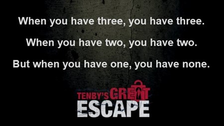 Tenby's Great Escape Rooms, Pembrokeshire, South West Wales - Riddles and Brainteasers